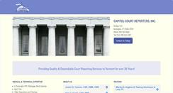 Desktop Screenshot of capitolcourtreporters.com