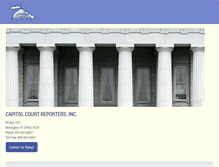 Tablet Screenshot of capitolcourtreporters.com